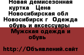 Новая демисезонная куртка › Цена ­ 2 700 - Новосибирская обл., Новосибирск г. Одежда, обувь и аксессуары » Мужская одежда и обувь   